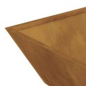VidaXL Donica metalowa Stal odporna na warunki atmosferyczne 50 x 50 x 15 cm