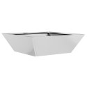 VidaXL Donica stalowa Stal ocynkowana 50 x 50 x 15 cm Trwała