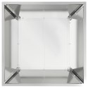 VidaXL Donica stalowa Stal ocynkowana 50 x 50 x 15 cm Trwała