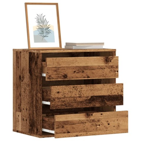 VidaXL Komoda, stare drewno, 60x41x58 cm, materiał drewnopochodny VidaXL Komoda, stare drewno, 60x41x58 cm, materiał drewnopochodny