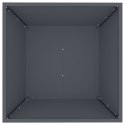 VidaXL Zestaw donic plastikowych Antracytowe Plastik 50 x 50 x 15 cm