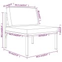  2-os. sofa ogrodowa z poduszkami, aluminium, antracytowa