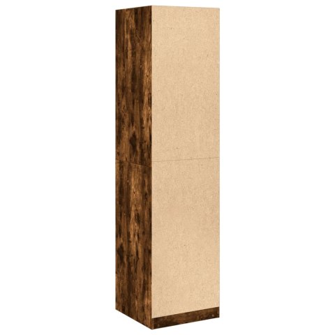 VidaXL Szafa, przydymiony dąb, 50x50x200 cm, materiał drewnopochodny VidaXL Szafa, przydymiony dąb, 50x50x200 cm, materiał drewnopochodny
