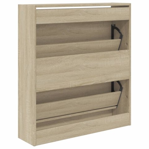 VidaXL Szafka na buty, dąb sonoma, 80x21x87,5 cm VidaXL Szafka na buty, dąb sonoma, 80x21x87,5 cm