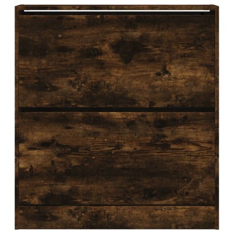 VidaXL Szafka na buty, przydymiony dąb, 80x21x87,5 cm VidaXL Szafka na buty, przydymiony dąb, 80x21x87,5 cm