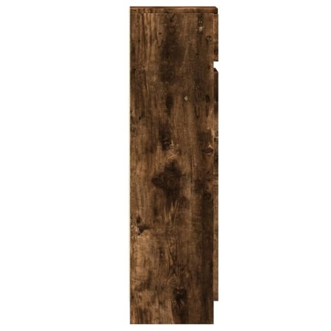 VidaXL Szafka na buty, przydymiony dąb, 100,5x28x100 cm VidaXL Szafka na buty, przydymiony dąb, 100,5x28x100 cm