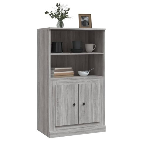 VidaXL Kredens, szary dąb sonoma, 60x35,5x103,5 cm VidaXL Kredens, szary dąb sonoma, 60x35,5x103,5 cm