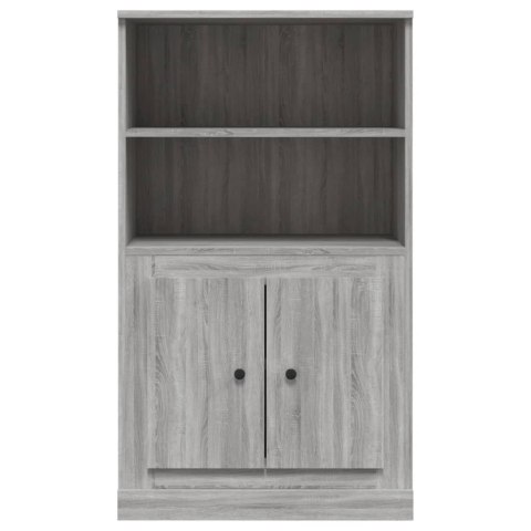VidaXL Kredens, szary dąb sonoma, 60x35,5x103,5 cm VidaXL Kredens, szary dąb sonoma, 60x35,5x103,5 cm