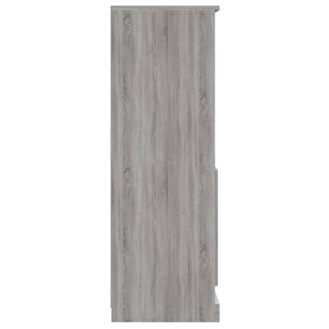 VidaXL Kredens, szary dąb sonoma, 60x35,5x103,5 cm VidaXL Kredens, szary dąb sonoma, 60x35,5x103,5 cm