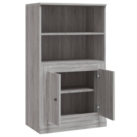 VidaXL Kredens, szary dąb sonoma, 60x35,5x103,5 cm VidaXL Kredens, szary dąb sonoma, 60x35,5x103,5 cm