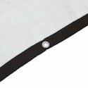 VidaXL Przezroczysta plandeka z oczkami 2x4 m Polietylen