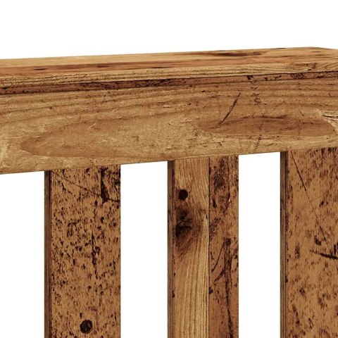 VidaXL Osłona na grzejnik, stare drewno, 205x21,5x83,5 cm VidaXL Osłona na grzejnik, stare drewno, 205x21,5x83,5 cm