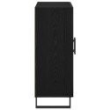 VidaXL Sekretarzyk Czarny Dąb 69,5x34x90 cm Drewno inżynieryjne
