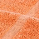 VidaXL Ręczniki premium SOLUND 10 szt. pomarańczowe 100x200 cm