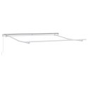 Markiza manualna vidaXL chowana czarna 300x250 cm, Materiał do wymiany w markizie vidaXL na ramę 3x2.5 m czarny