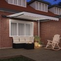 Markiza manualna vidaXL z LED Biała 300x250 cm, Materiał wymienny do markizy vidaXL na ramę 3x2,5 m Biała
