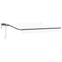 Markiza manualna vidaXL z LED Biała 300x250 cm, Materiał wymienny do markizy vidaXL na ramę 3x2,5 m Biała