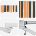 Markiza składana vidaXL Zielona i Żółta 300x250 cm, Materiał zastępczy do markizy vidaXL dla ramy 3x2.5 m Zielona i Żółta