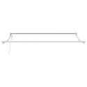 VidaXL Automatyczna Markiza Chowana Biała 300x250 cm, vidaXL Materiał wymienny do markizy o ramie 3x2,5 m Biała