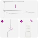 VidaXL Automatyczna Markiza Chowana Biała 300x250 cm, vidaXL Materiał wymienny do markizy o ramie 3x2,5 m Biała