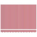 VidaXL Automatyczna chowana markiza czerwono-biała 300x250 cm