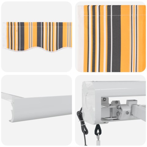 VidaXL Automatyczna markiza chowana w paski 300x250 cm VidaXL Automatyczna markiza chowana w paski 300x250 cm