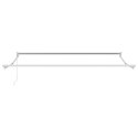 VidaXL Manualna Markiza Chowana Beżowa 300x250 cm, vidaXL Materiał do wymiany markizy dla ramy 3x2.5 m Beżowy