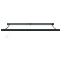 VidaXL Markiza Automatyczna Chowana Biała 300x250 cm, vidaXL Materiał na wymianę do ramy 3x2.5 m Biały