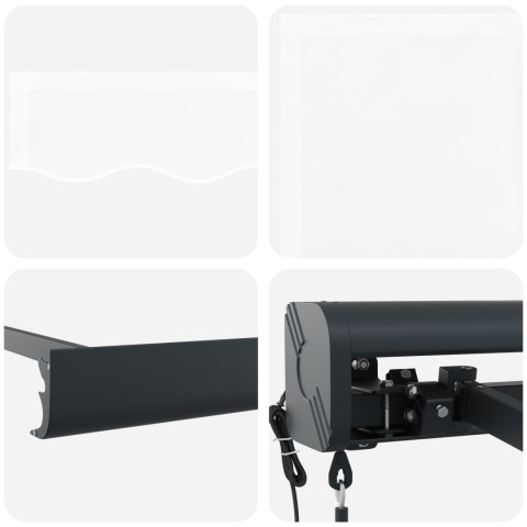 VidaXL Markiza Automatyczna Chowana Biała 300x250 cm, vidaXL Materiał na wymianę do ramy 3x2.5 m Biały VidaXL Markiza Automatyczna Chowana Biała 300x250 cm, vidaXL Materiał na wymianę do ramy 3x2.5 m Biały
