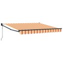 VidaXL Markiza chowana Beżowa i Czerwona 300x250 cm