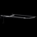 VidaXL Ręczna Markiza Schowana z LED Zielona i Żółta 300x250 cm, vidaXL Tkanina wymienna do markizy 3x2.5 m Zielona i Żółta