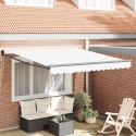 Automatyczna markiza chowana vidaXL Biała 350x250 cm, Materiał wymienny do markizy vidaXL dla ramy 3,5x2,5 m Biała