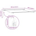 Czarna markiza ręczna vidaXL 350x250 cm, Tkanina zamienna do markizy vidaXL dla ramy 3,5x2,5 m Czarna