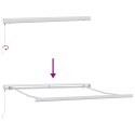 Jasnoszara ręczna markiza zwijana vidaXL 350x250 cm, Materiał zastępczy vidaXL dla ramy 3.5x2.5 m jasnoszary