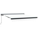 Markiza ręczna vidaXL Biała 350x250 cm, Materiał do wymiany markizy vidaXL dla ramy 3,5x2,5 m Biała