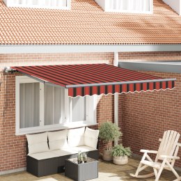 VidaXL Automatyczna Markiza Chowana Pomarańczowa i Brązowa 350x250 cm