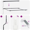 VidaXL Automatyczna chowana markiza beżowa 350x250 cm, vidaXL Materiał wymienny do markizy 3.5x2.5 m beżowy
