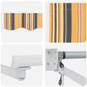 VidaXL Automatyczna markiza chowana w paski multikolorowe 350x250 cm