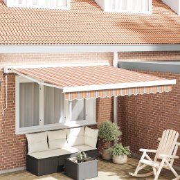 VidaXL Automatyczna składana markiza wielokolorowa 350x250 cm