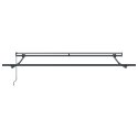 VidaXL Jasnoszara Ręczna Markiza Chowana 350x250 cm, vidaXL Materiał zamienny do markizy o wymiarach 3.5x2.5m Jasnoszary