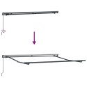 VidaXL Jasnoszara Ręczna Markiza Chowana 350x250 cm, vidaXL Materiał zamienny do markizy o wymiarach 3.5x2.5m Jasnoszary