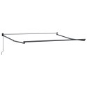 VidaXL Ręczna Markiza Zwijana Biała 350x250 cm, vidaXL Materiał wymienny do markizy 3.5x2.5 m Biały
