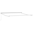 VidaXL Ręczna markiza chowana Beżowa 350x250 cm, vidaXL Tekstylia do wymiany markizy na ramę 3.5x2.5 m Beżowa