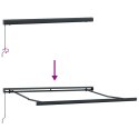 Czerwona markiza manualna chowana 350x250 cm, Materiał do wymiany w markizie vidaXL dla ramy 3.5x2.5 m Czerwony