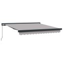 Markiza ręczna vidaXL Jasnoszara 350x250 cm, Materiał do wymiany na markizę vidaXL 3.5x2.5 m Jasnoszary
