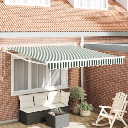 Markiza ręczna vidaXL zielono-biała 350x250 cm, Materiał zamienny do markizy vidaXL dla ramy 3.5x2.5 m zielono-biała