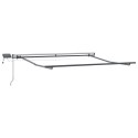 Ręczna markiza chowana vidaXL z LED Zielono-żółta 350x250 cm, Materiał wymienny do markizy vidaXL o wymiarach 3.5x2.5 m Zielono-