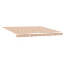 VidaXL Automatyczna chowana markiza z LED i paskami w różnych kolorach 400x300 cm