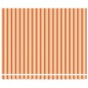 VidaXL Automatyczna markiza chowana z LED żółta i pomarańczowa 400x300 cm