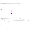 VidaXL Ręczna Chowana Markiza Zielona i Żółta 350x250 cm, vidaXL Materiał do wymiany markizy dla ramy 3,5x2,5 m Zielona i Żółta